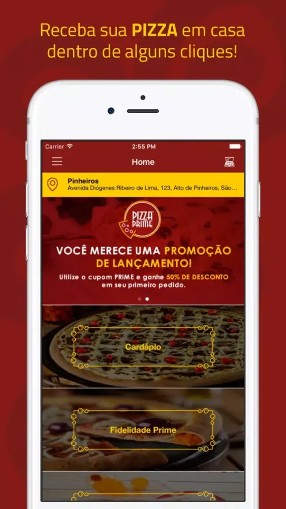 PizzaPrime - A Sua Pizza 스크린샷