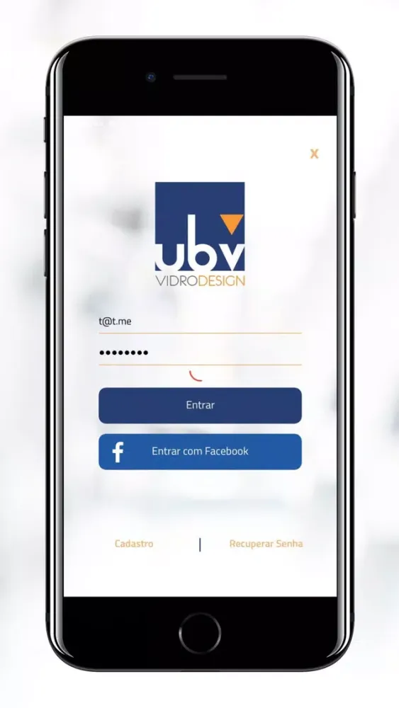 ภาพหน้าจอของ UBV - Vidro Design