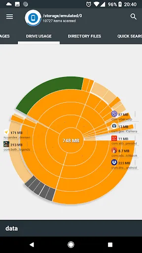 Captures d'écran de Disk & Storage Analyzer [PRO]