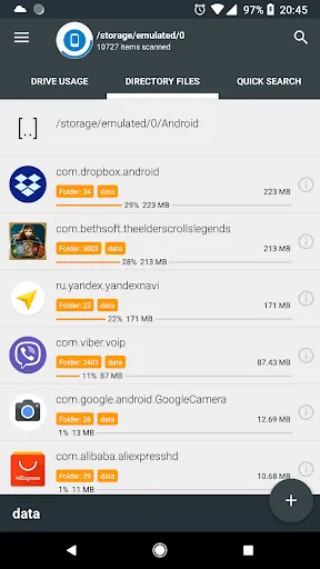 Captures d'écran de Disk & Storage Analyzer [PRO]