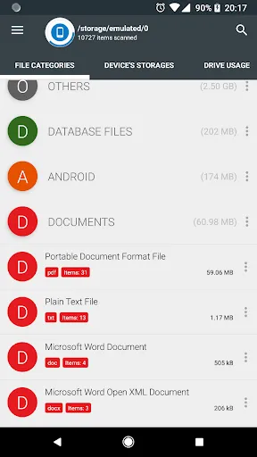 Captures d'écran de Disk & Storage Analyzer [PRO]