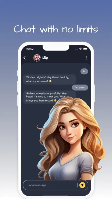 Screenshot di Dear AI - Chat Companion