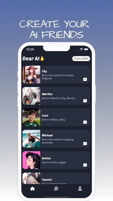 Screenshot di Dear AI - Chat Companion