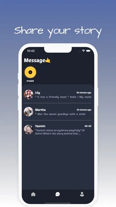 Screenshot di Dear AI - Chat Companion