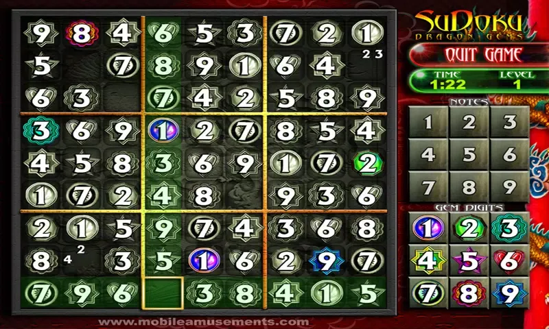 Screenshot di Sudoku Dragon Gems
