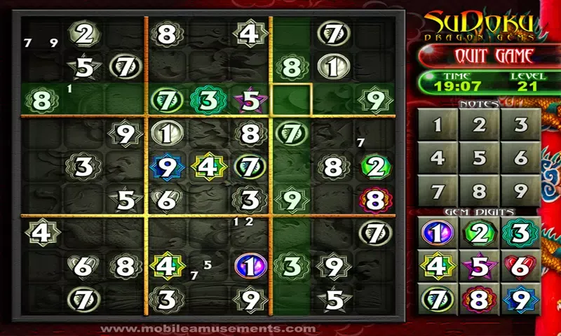 Screenshot di Sudoku Dragon Gems