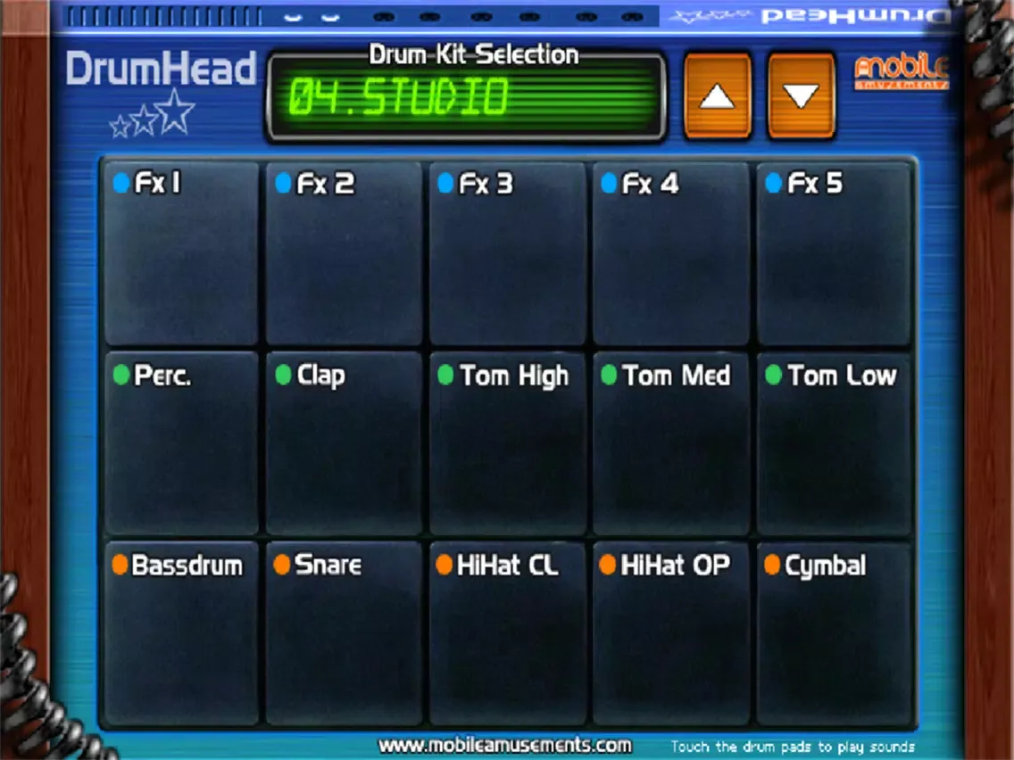 Zrzuty ekranu DrumHead Pro Drum Pad iPad 