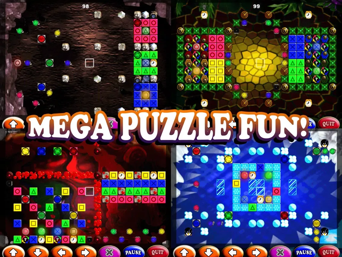 Tangkapan skrin Dweebs™ Platinum Remix iPad 