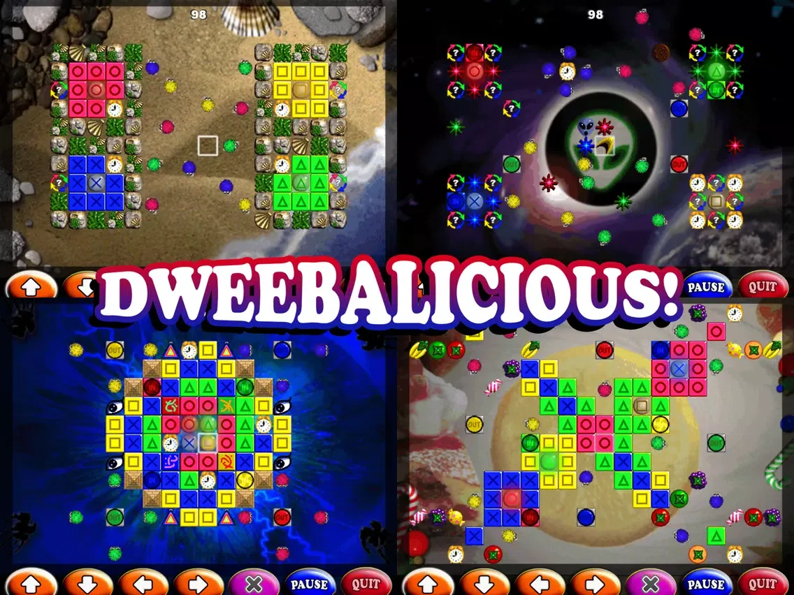 Tangkapan skrin Dweebs™ Platinum Remix iPad 