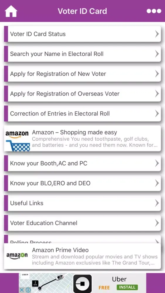 Pan VoterId Card Passport PNR Indian Post应用截图
