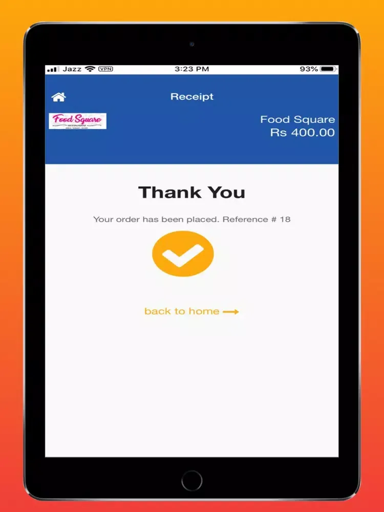Скриншоты foodspot-Online Food Delivery iPad 