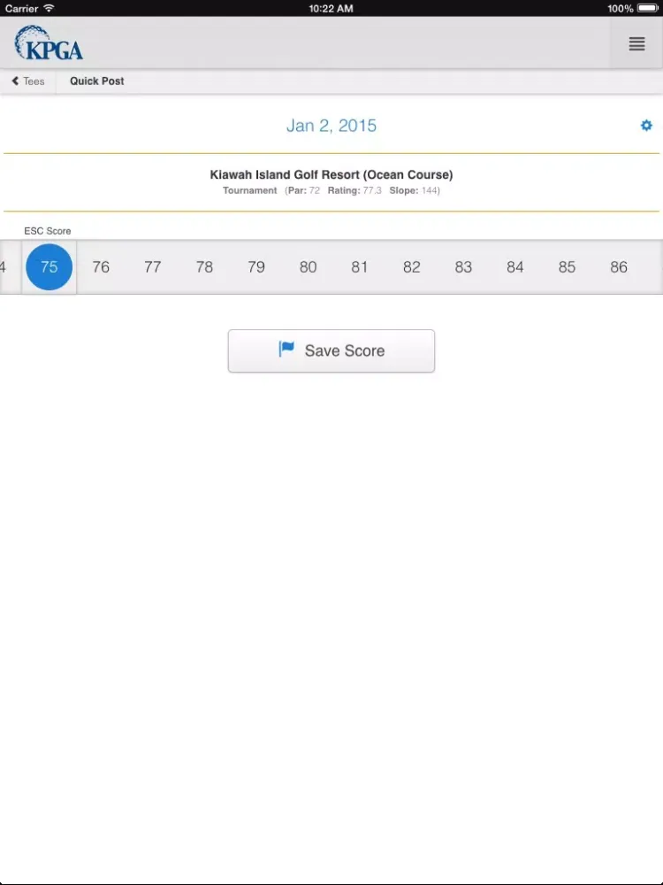 KPGA GolfLife iPad  سکرین شاٹس