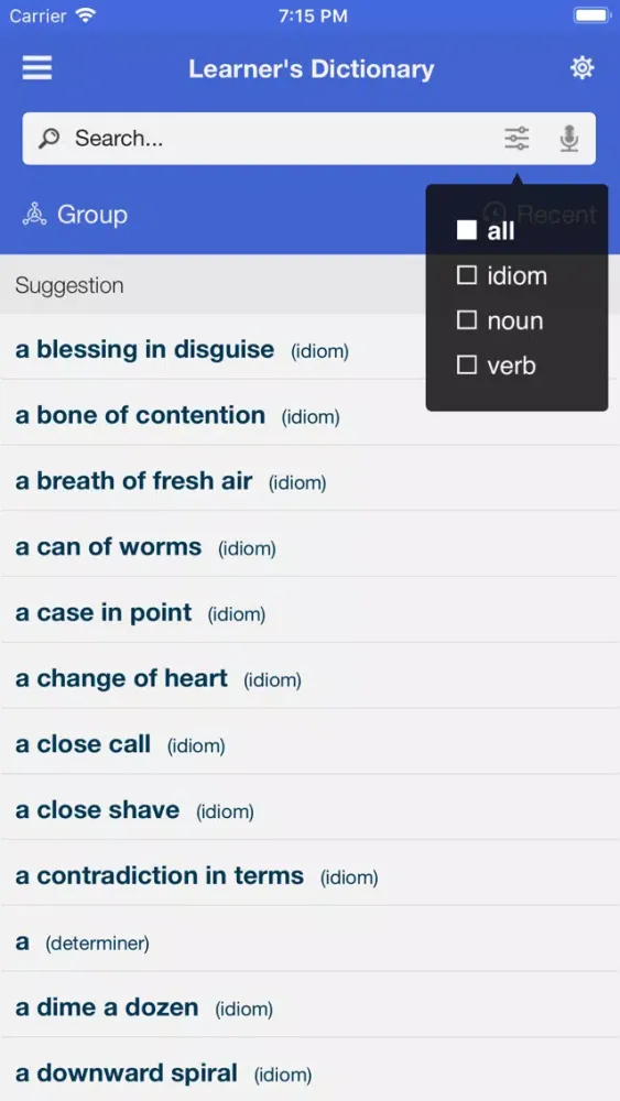 Learner's Dictionary English应用截图