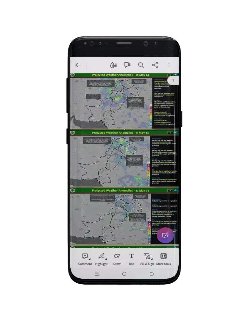 PAK NDMA-Disaster Alert Screenshots