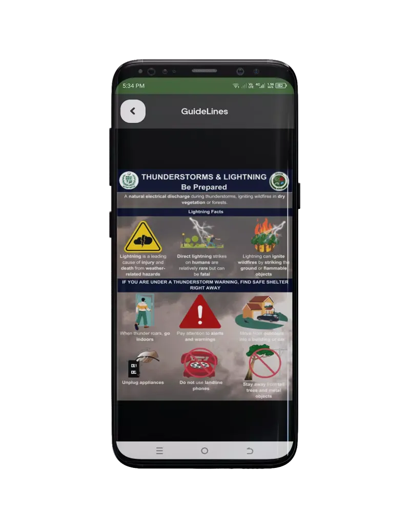 PAK NDMA-Disaster Alert Screenshots