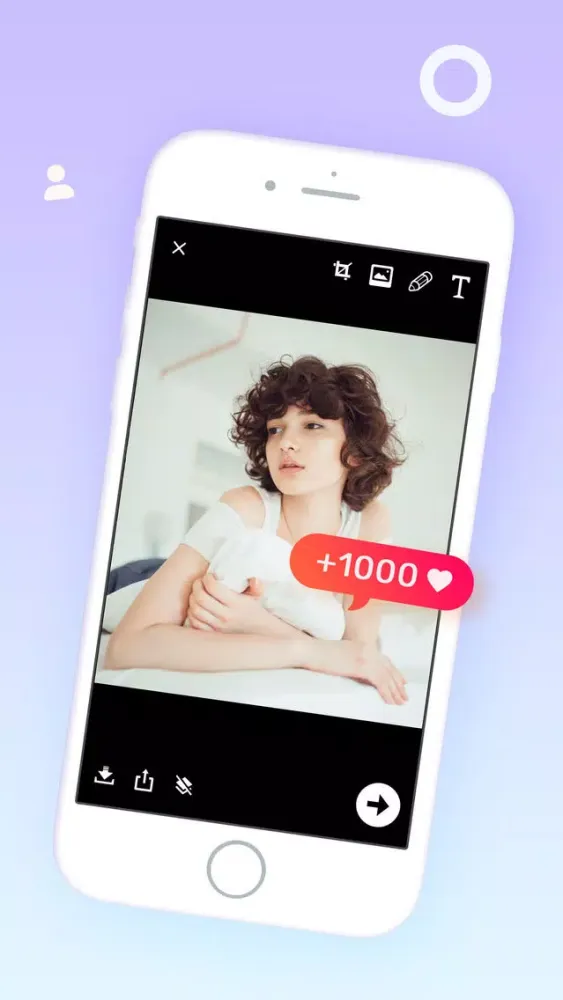 Screenshot di Pop Liked Stickers for Photos