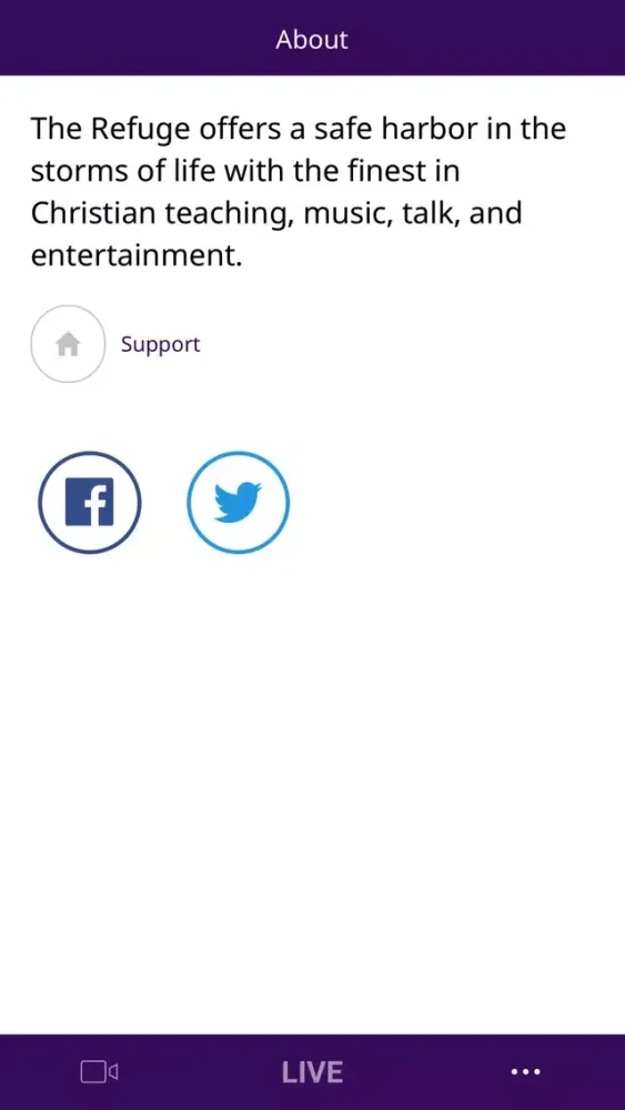 Refuge Media سکرین شاٹس