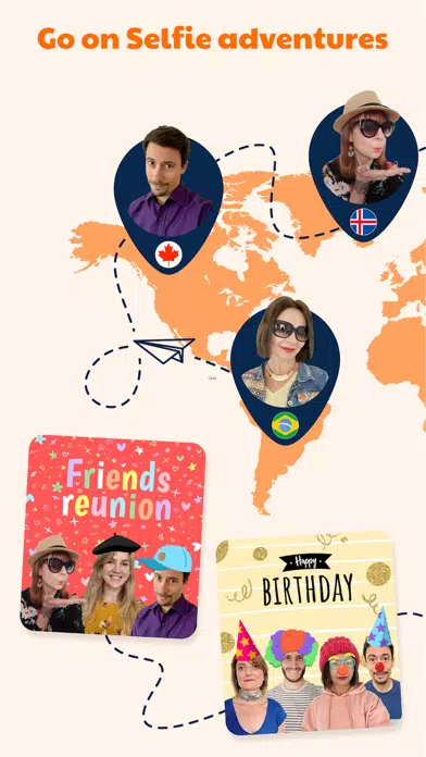Selfie tour - selfie collage 스크린샷