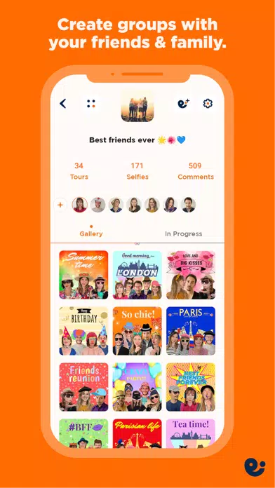 Selfie tour - selfie collage 스크린샷