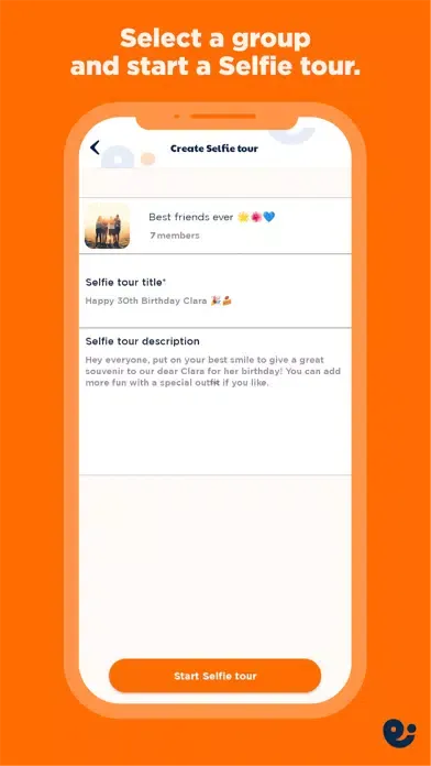 Capturas de pantalla de Selfie tour - selfie collage