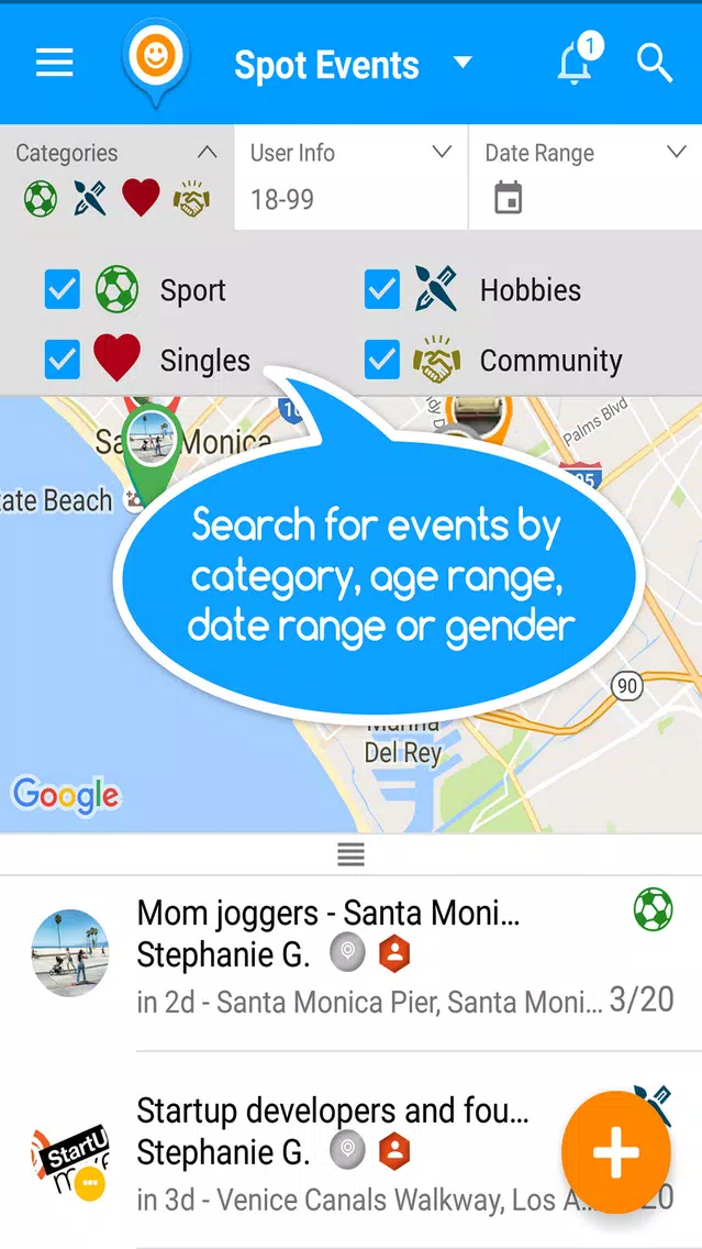 SPOT - Join and Create Events!應用截圖