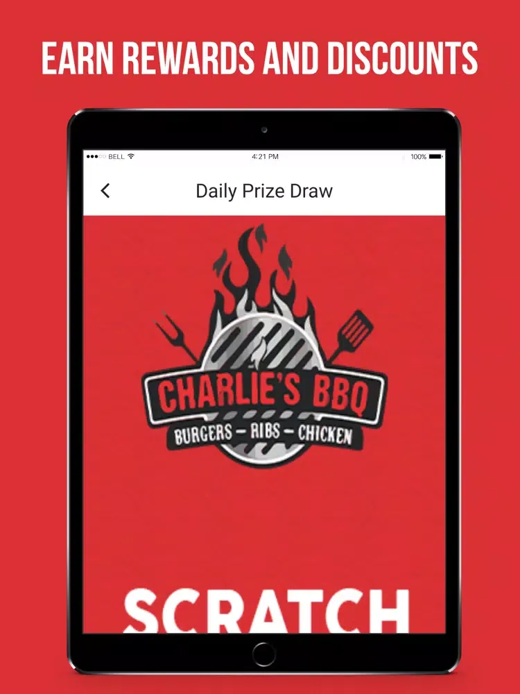 Ảnh chụp màn hình của Charlies BBQ iPad 