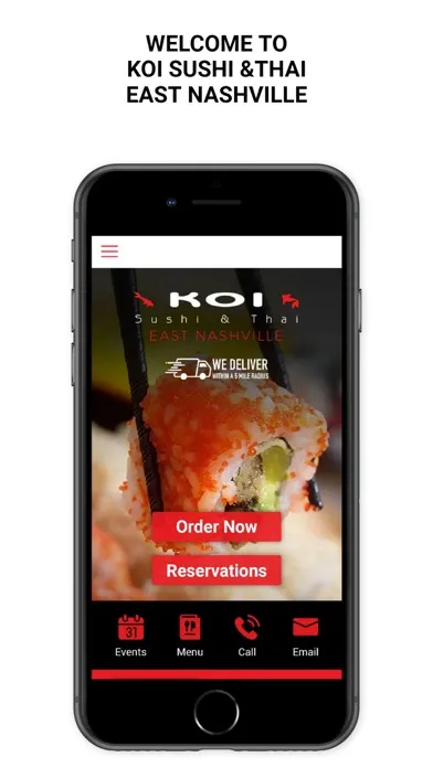 Скриншоты Koi Sushi Thai East Nashville