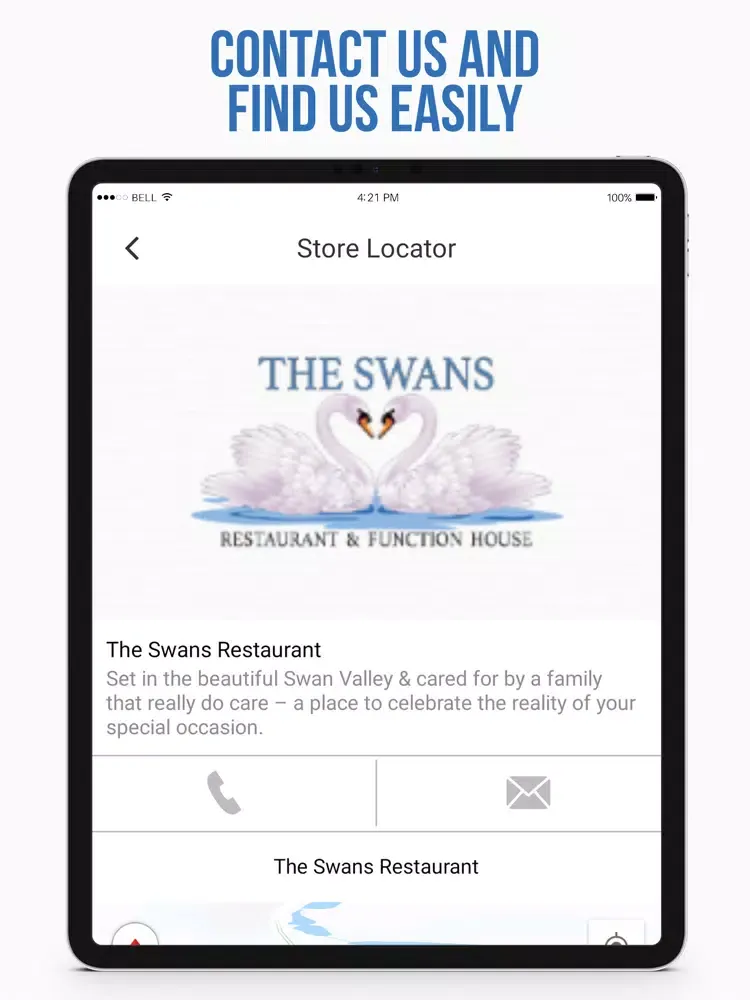 The Swans Restaurant iPad  Ekran Görüntüleri