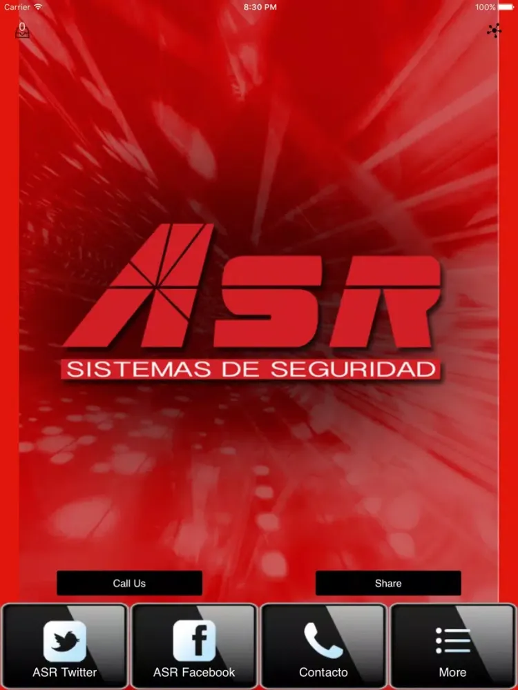 Zrzuty ekranu Asr seguridad iPad 