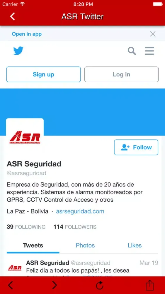Zrzuty ekranu Asr seguridad