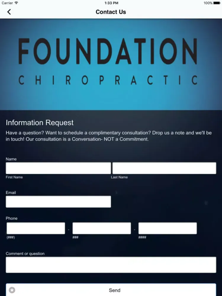 Foundation.Chiropractic iPad 应用截图