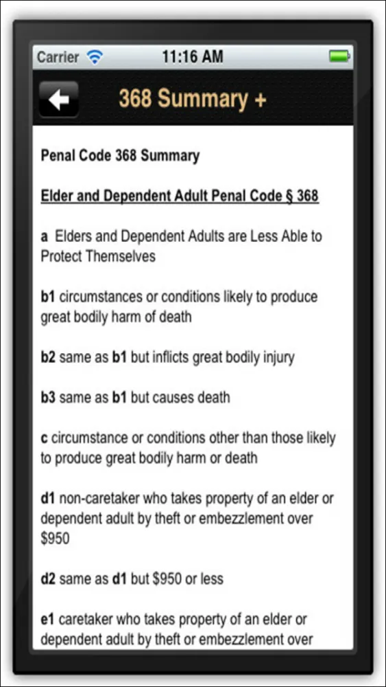 368+ Elder and Dependent Adult Abuse Guide for CA Law Enforcement应用截图