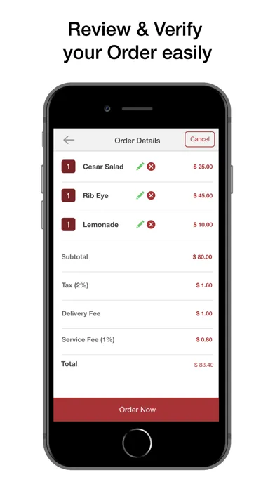Capturas de tela do MyFood.Delivery