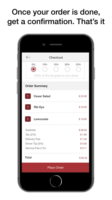 Capturas de tela do MyFood.Delivery