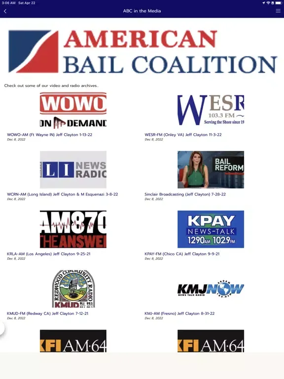 صور American Bail Coalition iPad 