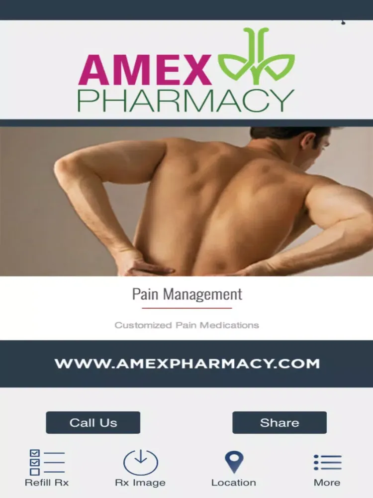 Tangkapan skrin AmEx Pharmacy iPad 