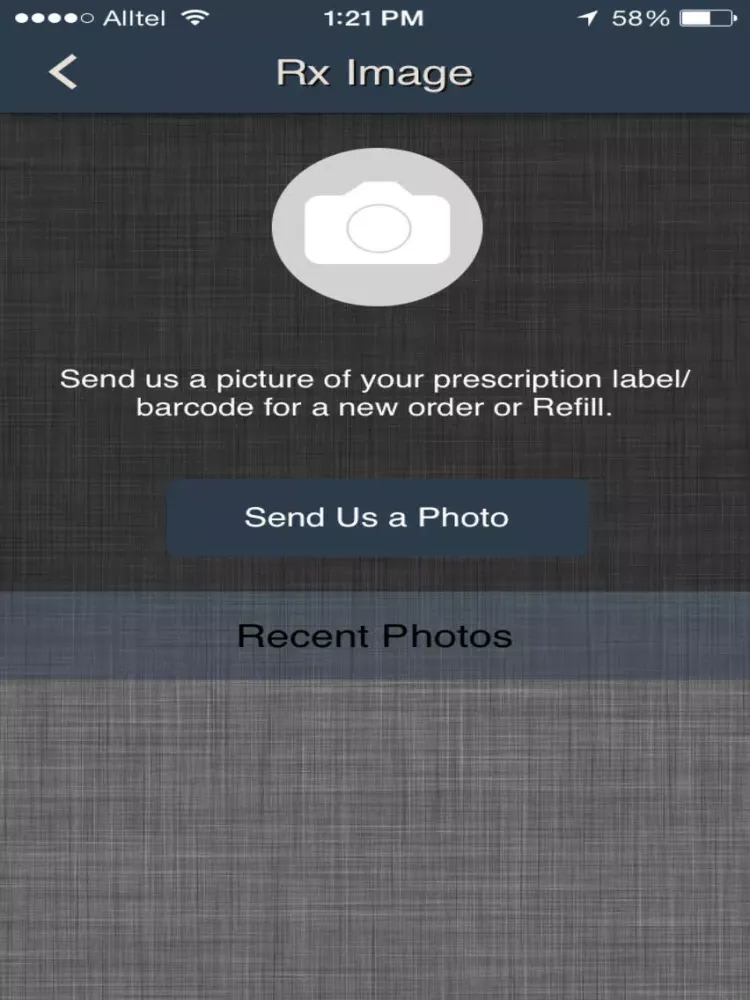 Tangkapan skrin AmEx Pharmacy iPad 