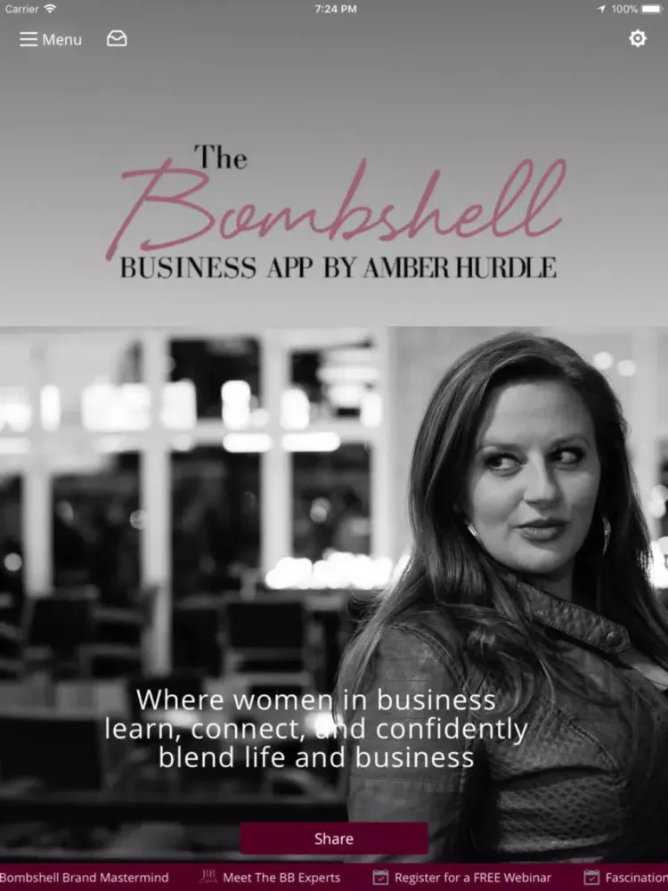 Capturas de pantalla de Bombshell Business App iPad 