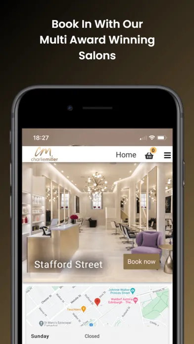 Charlie Miller Hairdressing Screenshots