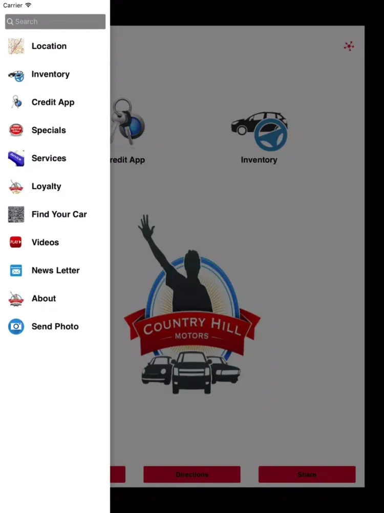 Country Hill Motors iPad  Ekran Görüntüleri