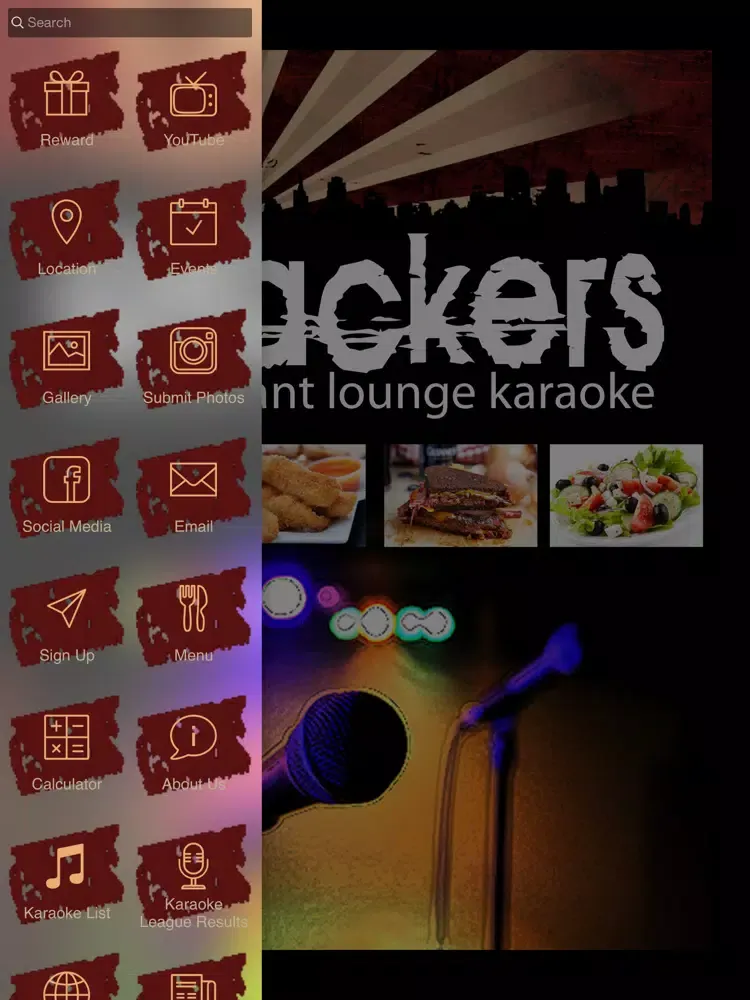 Ảnh chụp màn hình của Crackers Restaurant Lounge Karaoke iPad 