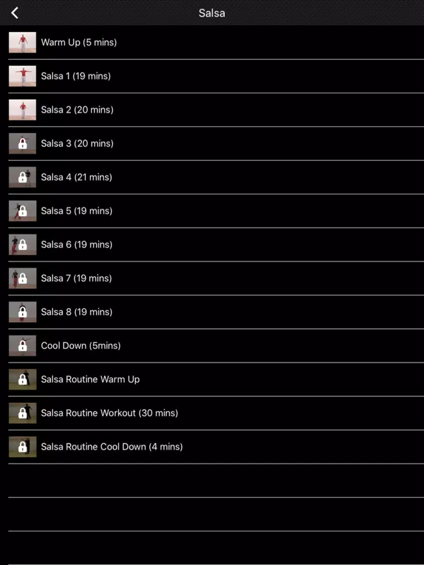 Dance Workout Videos FREE iPad  Screenshots