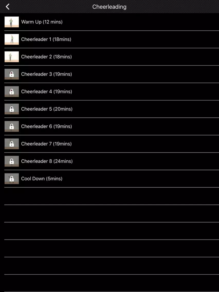 Dance Workout Videos FREE iPad  Screenshots