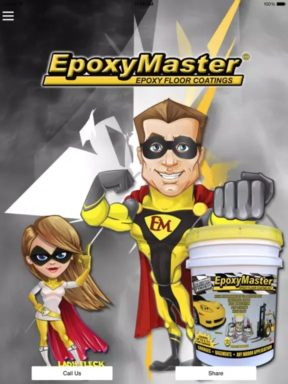 EpoxyMaster Mobile App iPad 應用截圖