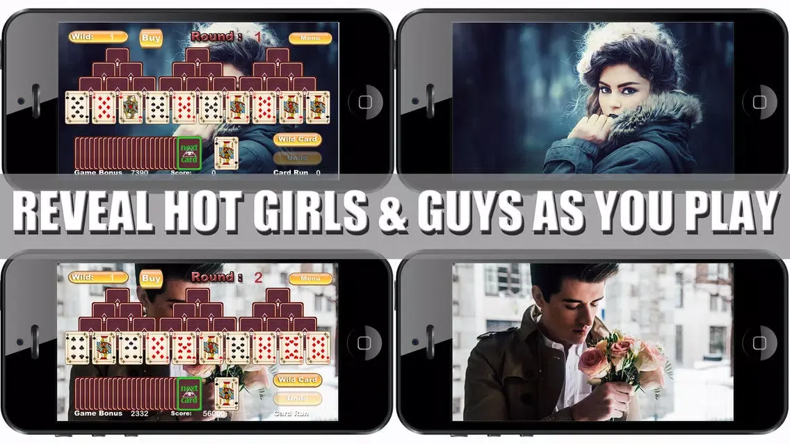 تصاویر Sexy Solitaire for hot girls & guys
