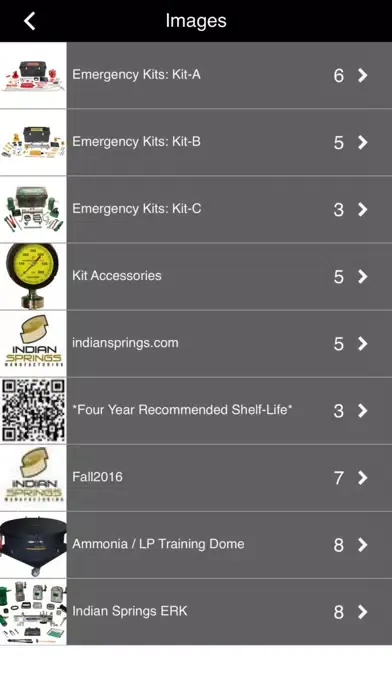Ảnh chụp màn hình của Indian Springs Mfg. App