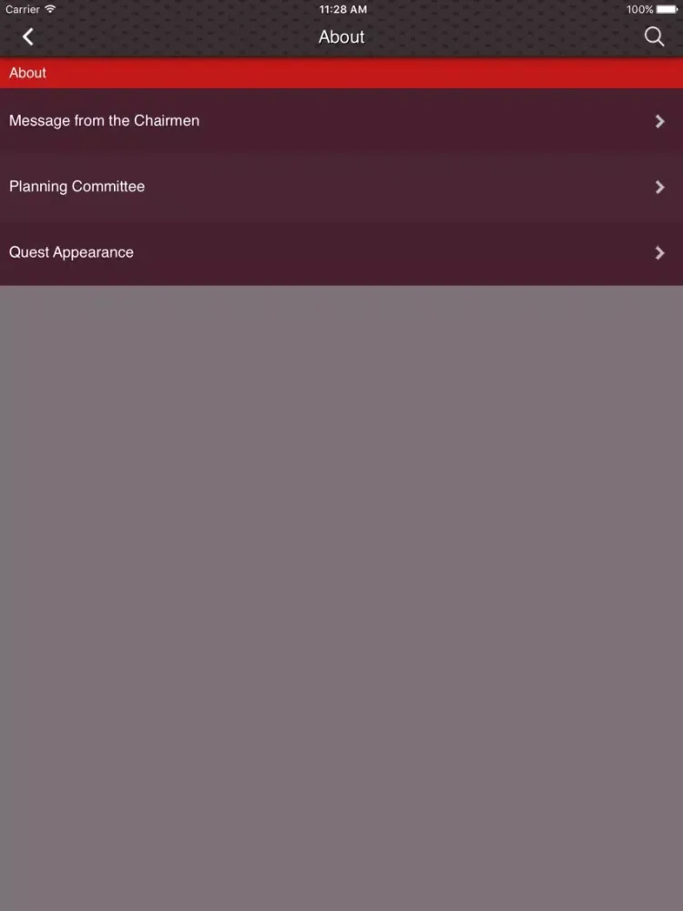 February Conference iPad  スクリーンショット
