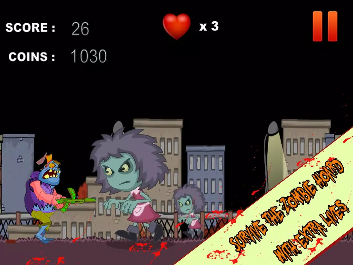 تصاویر Machine Gun Zombie iPad 