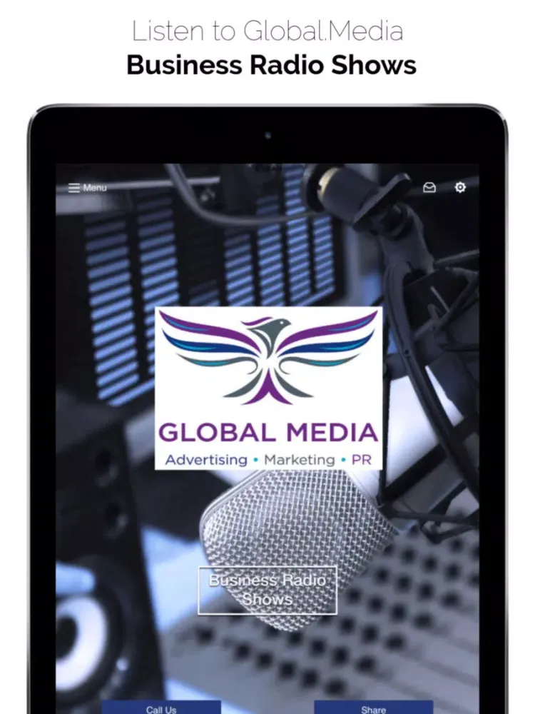 Global.Media iPad  سکرین شاٹس