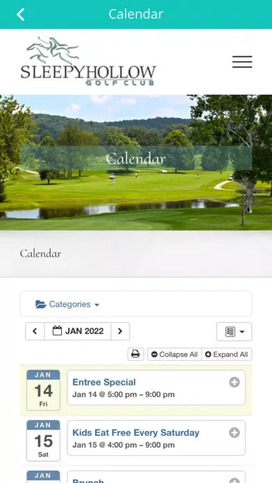Tangkapan skrin Sleepy Hollow Golf Club
